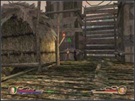 Przejdź przez wrota i powybijaj wszystkich przeciwników, którzy są na tym odcinku - Daret Brigde | Poziomy | Eragon - Eragon - poradnik do gry