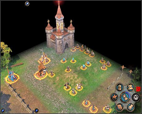 Nie martw się, te oddziały są ze sobą połączone. Nie będziesz musiał walczyć z każdym osobno :). - Misja 1 - Rebelianci | Kampania 1 Heroes of Might & Magic V Kuźnia Przeznaczenia - Heroes of Might & Magic V: Kuźnia Przeznaczenia - poradnik do gry