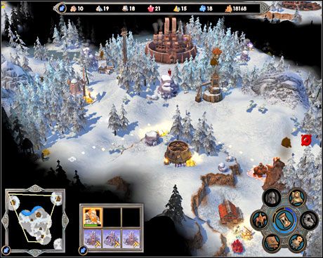 W drodze do drugiej brązowej kropki. Czas ucieka, nie warto tracić go na walkę. - Misja 1 - Strefa Przygraniczna | Kampania 2 HoMM V Kuźnia Przeznaczenia - Heroes of Might & Magic V: Kuźnia Przeznaczenia - poradnik do gry