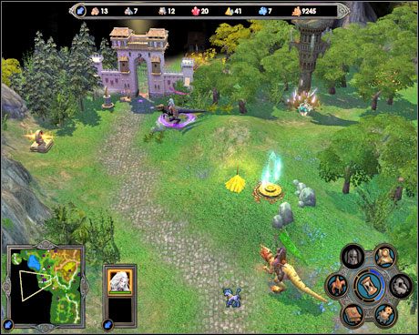 Po przekroczeniu garnizonu przeciwnik zaprzestanie pościgu, a Ylaya będzie bezpieczna przez kolejny miesiąc. - Misja 2 - Moczary | Kampania 3 HoMM V Kuźnia Przeznaczenia - Heroes of Might & Magic V: Kuźnia Przeznaczenia - poradnik do gry