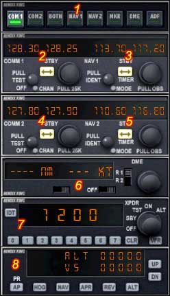 Panel radia i autopilota - Microsoft Flight Simulator X: Kokpit | Mooney Bravo - Microsoft Flight Simulator X - poradnik do gry
