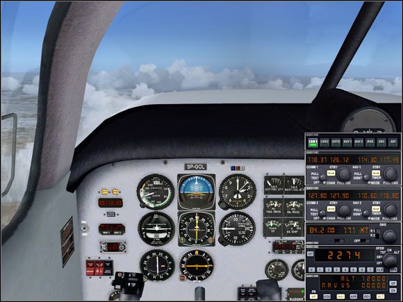 Po przełączeniu na radiolatarnię VLM i ustawieniu przyrządów. - Microsoft Flight Simulator X: Przelot | Mooney Bravo - Microsoft Flight Simulator X - poradnik do gry