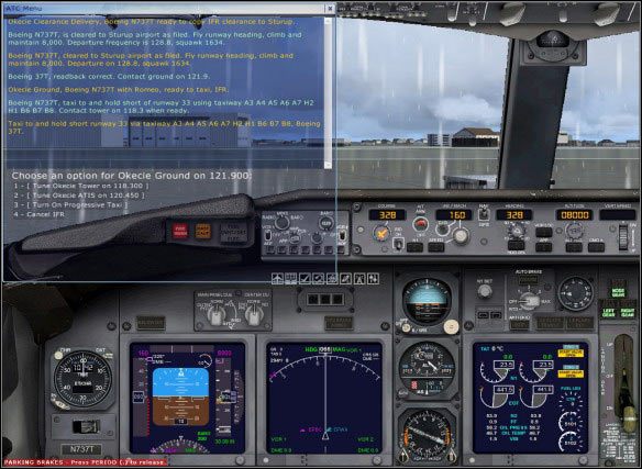 Polecenie kołowania. - Microsoft Flight Simulator X: Kołowanie | Boeing 737-800 - Microsoft Flight Simulator X - poradnik do gry
