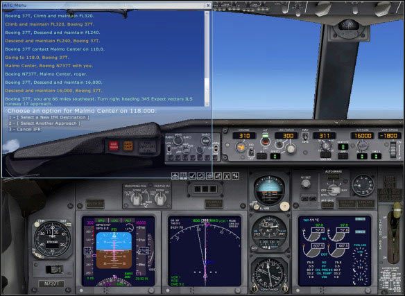 Zbliżamy się do Malmo. - Microsoft Flight Simulator X: Przelot | Boeing 737-800 - Microsoft Flight Simulator X - poradnik do gry