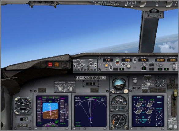 W każdej chwili możemy włączyć sobie GPS aby sprawdzić, w którym miejscu jesteśmy - Microsoft Flight Simulator X: Przygotowanie do lądowania | Boeing 737-800 - Microsoft Flight Simulator X - poradnik do gry