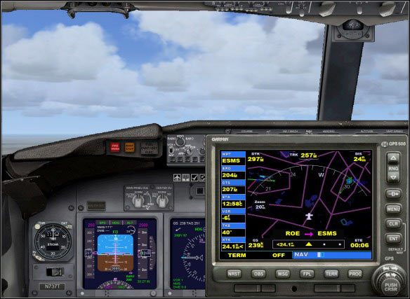 Od tego mniej więcej momentu każdy lot na tej trasie może wyglądać inaczej - Microsoft Flight Simulator X: Przygotowanie do lądowania | Boeing 737-800 - Microsoft Flight Simulator X - poradnik do gry