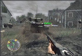 Początek misji drugiej wymaga szybkiego działania - [Rozdział II] The Island cz.1 | Call of Duty 3 - Call of Duty 3 - poradnik do gry