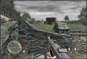 Teraz przed wami wybór ścieżek (#1), którymi podążycie - [Rozdział II] The Island cz.1 | Call of Duty 3 - Call of Duty 3 - poradnik do gry