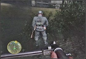 Kolejną misję rozpoczynacie wyskakując z płonącego samolotu - [Rozdział III] Night Drop cz.1 | Call of Duty 3 - Call of Duty 3 - poradnik do gry