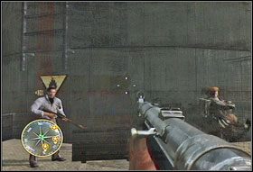 Podejdźcie nieco bliżej i pozbądźcie się kolejnej grupy przeciwników - [Rozdział VI] Fuel Plant cz.2 | Call of Duty 3 - Call of Duty 3 - poradnik do gry