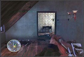 Tym razem będziecie musieli zająć się eliminacją nazistów z domu (#1) i przylegającego do niego garażu - [Rozdział XI] Hostage cz.2 | Call of Duty 3 - Call of Duty 3 - poradnik do gry