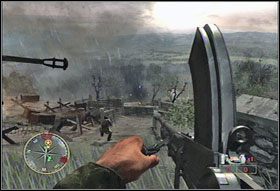 Skierujcie się w kierunku budynku oznaczonego polską flagą (#1) - [Rozdział XIII] The Mace cz.2 | Call of Duty 3 - Call of Duty 3 - poradnik do gry