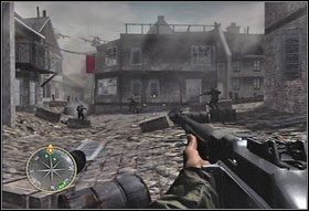 Teraz chwila na mały bieg po mieście - [Rozdział XIV] Closing the Gap cz.1 | Call of Duty 3 - Call of Duty 3 - poradnik do gry