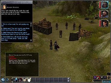 To samo spotka cię, jeśli w pierwszej kolejności wybierzesz się do Obozu Bandytów. - Fort Locke (1) | Akt 1 | Neverwinter Nights 2 - Neverwinter Nights 2 - poradnik do gry