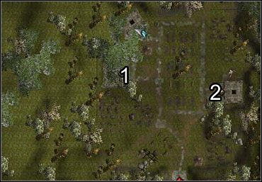 Gdy dotrzesz do cmentarzyska, będziesz musiał pokonać dużą grupę nieumarłych - Fort Locke (1) | Akt 1 | Neverwinter Nights 2 - Neverwinter Nights 2 - poradnik do gry