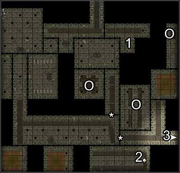 Ponownie, większość drzwi i korytarzy jest tu opatrzona pułapkami, nie spiesz się więc z parciem do przodu, tylko spokojnie zadawaj sobie trud rozbrajania ich - Fort Locke (1) | Akt 1 | Neverwinter Nights 2 - Neverwinter Nights 2 - poradnik do gry