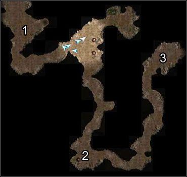 W punkcie (2) zobaczysz golema, z którym walczyłeś w kryjówce Githyanki w Neverwinter - W pogoni za Githyanki | Akt 1 | Neverwinter Nights 2 - Neverwinter Nights 2 - poradnik do gry