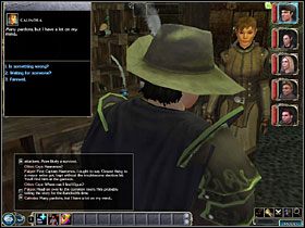 UWAGA: Malin może nie pojawić się w karczmie, jeśli nie odwiedziłeś jeszcze zrujnowanego Ember, więc jeśli jeszcze tam nie dotarłeś, odłóż wykonanie powyższego akapitu na później - Proces (2) | Akt II | Neverwinter Nights 2 - Neverwinter Nights 2 - poradnik do gry