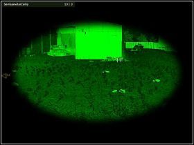 Drugim celem będzie budynek przy wjeździe [1] (naprzeciw budki strażniczej) - Misja 5b - Nocny patrol | ArmA Armed Assault - ArmA: Armed Assault - poradnik do gry