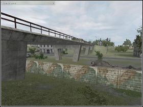 Miej na uwadze kościół za którym znajduje się kilka jednostek piechoty i czołg [1] , a także rejony mostu - dużo Rosjan z wyrzutniami przeciwpancernymi [2] - Misja 6 - Kontratak | ArmA Armed Assault - ArmA: Armed Assault - poradnik do gry