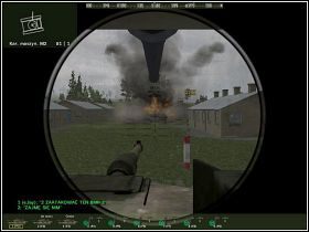 Wraz z czołgami udaj się do pobliskiej bazy wroga (zastosuj formację Linia) - Misja 8a - Pancerna pięść | ArmA Armed Assault - ArmA: Armed Assault - poradnik do gry