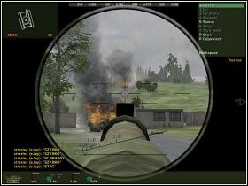 Jest tu też masa piechoty przeciw pancernej, dlatego nakaż swoim kompanom rozwalić czołg, a ty zajmij się żołnierzami nieprzyjaciela - Misja 8a - Pancerna pięść | ArmA Armed Assault - ArmA: Armed Assault - poradnik do gry