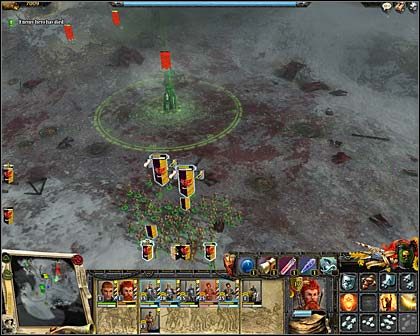 Nasz ostateczny cel w tej bitwie. - Akt II Misja 1 - Szczury wyłażą spod ziemi | Imperium | Warhammer Mark of Chaos - Warhammer: Mark of Chaos - poradnik do gry