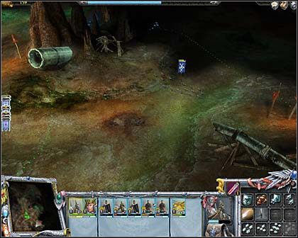 Jeden z ostatnich oddziałów Skawenów broniących drugiego kryształu. - Akt II Misja 3 - Jaskinia szczurów | Imperium | Warhammer Mark of Chaos - Warhammer: Mark of Chaos - poradnik do gry