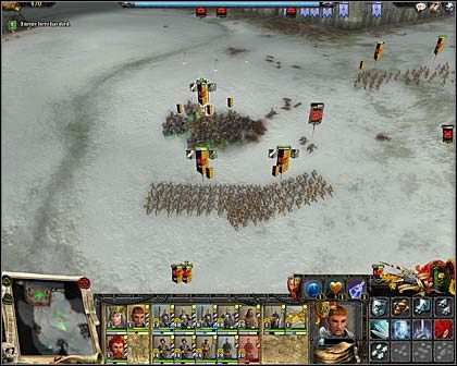 Tam w środku kłębowiska ginie słynna kawaleria Chaosu. - Akt II Misja 5 - Odsiecz | Imperium | Warhammer Mark of Chaos - Warhammer: Mark of Chaos - poradnik do gry