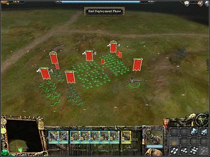 Początkowe rozstawienie wojsk. - Akt II Misja 4 - W poszukiwaniu Elfa | Chaos | Warhammer Mark of Chaos - Warhammer: Mark of Chaos - poradnik do gry