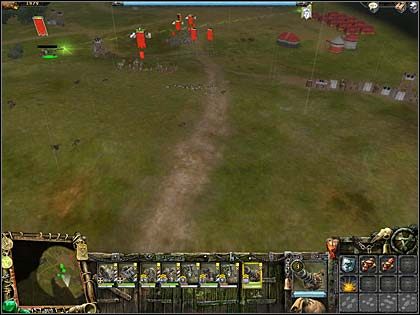 Działo ostrzeliwujące elfickiego maga. - Akt II Misja 4 - W poszukiwaniu Elfa | Chaos | Warhammer Mark of Chaos - Warhammer: Mark of Chaos - poradnik do gry