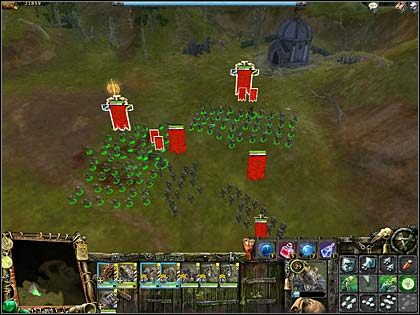 Pierwsze z dwóch bonusowych miejsc. - Akt IV Misja opcjonalna - Cmentarzysko | Chaos | Warhammer Mark of Chaos - Warhammer: Mark of Chaos - poradnik do gry