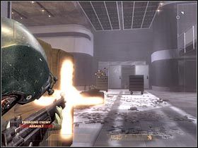 Upewnij się jeszcze, że boczny korytarz został dokładnie zabezpieczony (#1) - [Misja 2.2] Calypso Casino - Security cz.2 | Tom Clancys Rainbow Six Vegas - Tom Clancys Rainbow Six Vegas - poradnik do gry