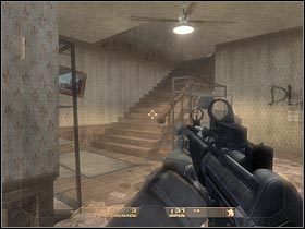 Docelowo powinieneś dotrzeć do lewego pomieszczenia, w którym odnajdziesz drabinę - [Misja 1.1] Mexican Border - Inbound cz.2 | Tom Clancys Rainbow Six Vegas - Tom Clancys Rainbow Six Vegas - poradnik do gry