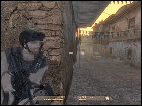 Spróbuj przesunąć się jeszcze dalej do przodu - [Misja 1.1] Mexican Border - Inbound cz.2 | Tom Clancys Rainbow Six Vegas - Tom Clancys Rainbow Six Vegas - poradnik do gry