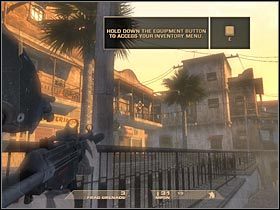 Trzeci bandyta skrywa się po lewej stronie - [Misja 1.1] Mexican Border - Inbound cz.2 | Tom Clancys Rainbow Six Vegas - Tom Clancys Rainbow Six Vegas - poradnik do gry