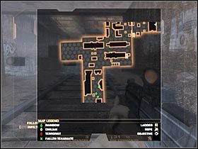 Osobiście radziłbym się teraz ustawić przy kamiennych zasłonach i likwidować wszystkich tych wrogów, którzy spróbują się tu zbliżyć (#1) - [Misja 1.2] Mexican Border - Trainyard cz.3 | Tom Clancys Rainbow Six Vegas - Tom Clancys Rainbow Six Vegas - poradnik do gry