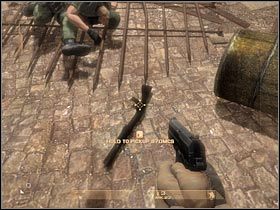 Wycofaj się i wyeliminuj kolejnego bandytę, który powinien się tu zjawić (#1) - [Misja 1.3] Mexican Border - Mines cz.2 | Tom Clancys Rainbow Six Vegas - Tom Clancys Rainbow Six Vegas - poradnik do gry