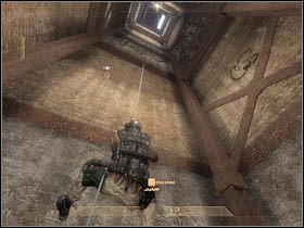 Po dotarciu na górę załatw stojącego w tym miejscu przeciwnika (#1) - [Misja 1.4] Mexican Border - Escape cz.1 | Tom Clancys Rainbow Six Vegas - Tom Clancys Rainbow Six Vegas - poradnik do gry