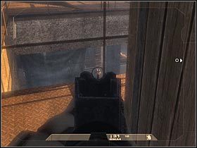 Na koniec zostaw sobie tych wrogów, którzy będą znajdowali się bliżej balkoniku - [Misja 1.4] Mexican Border - Escape cz.2 | Tom Clancys Rainbow Six Vegas - Tom Clancys Rainbow Six Vegas - poradnik do gry