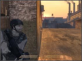 Zacznij OSTROŻNIE przesuwać się do przodu (#1) - [Misja 1.4] Mexican Border - Escape cz.2 | Tom Clancys Rainbow Six Vegas - Tom Clancys Rainbow Six Vegas - poradnik do gry