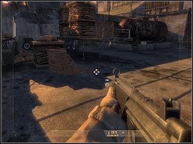 Gdyby zdarzyło się tak, że gra nie zaliczy od razu tego zadania, spróbuj pochodzić trochę po placu, a powinieneś uaktywnić ostatnią scenkę - [Misja 1.4] Mexican Border - Escape cz.2 | Tom Clancys Rainbow Six Vegas - Tom Clancys Rainbow Six Vegas - poradnik do gry