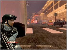 Spróbuj się teraz przesunąć z drużyną w prawo - [Misja 2.1] Calypso Casino - The Strip cz.2 | Tom Clancys Rainbow Six Vegas - Tom Clancys Rainbow Six Vegas - poradnik do gry