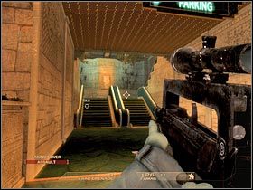 Po znalezieniu się na górze skieruj się do korytarza prowadzącego na podziemny parking (#1) - [Misja 2.5] Calypso Casino - Extraction cz.2 | Tom Clancys Rainbow Six Vegas - Tom Clancys Rainbow Six Vegas - poradnik do gry