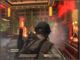 Kolejni wrogowie pojawią się przy schodach (#1) - [Misja 3.1] Downtown Vegas - Exclusive Gone Wrong cz.1 - Tom Clancys Rainbow Six Vegas - poradnik do gry