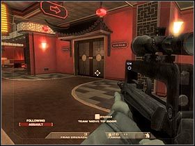 Podejdź do tych samych drzwi i skorzystaj z kamery - [Misja 3.2] Downtown Vegas - Fremont cz.1 | Tom Clancys Rainbow Six Vegas - Tom Clancys Rainbow Six Vegas - poradnik do gry