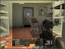 Ponownie ustaw swoich ludzi przy drzwiach, wybierając co najmniej jeden cel - [Misja 4.1] Vertigo Spire - Tower Assault cz.1 | Tom Clancys Rainbow Six Vegas - Tom Clancys Rainbow Six Vegas - poradnik do gry