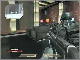 Ponownie skorzystaj z kamery (#1) - [Misja 4.2] Vertigo Spire - Tower Bar cz.1 | Tom Clancys Rainbow Six Vegas - Tom Clancys Rainbow Six Vegas - poradnik do gry