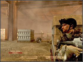 Docelowo będziesz musiał zlokalizować kolejną drabinę (#1) - [Misja 5.1] Dantes Casino - Hells Gate cz.2 | Tom Clancys Rainbow Six Vegas - Tom Clancys Rainbow Six Vegas - poradnik do gry