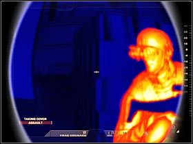 Na pierwszych przeciwników wpadniesz już po kilkunastu sekundach - [Misja 5.1] Dantes Casino - Hells Gate cz.2 | Tom Clancys Rainbow Six Vegas - Tom Clancys Rainbow Six Vegas - poradnik do gry